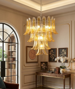 Murano Petal Chandelier