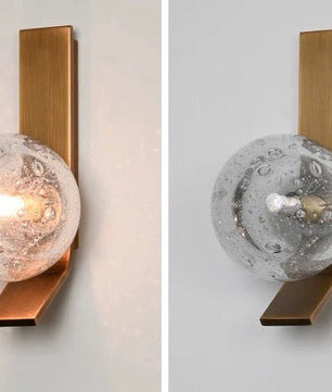 Bolla Bubble Glass Wall Sconce