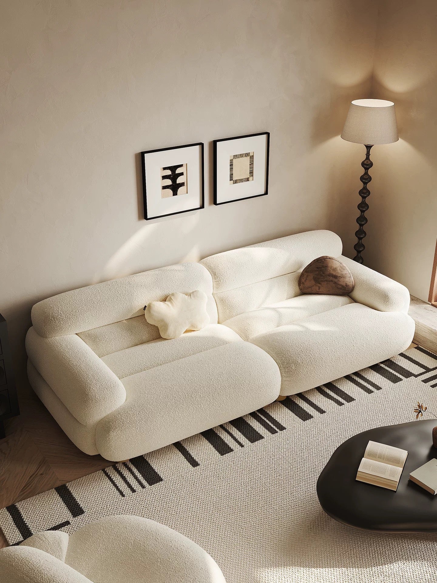 Modern Wool Sectional Sofas