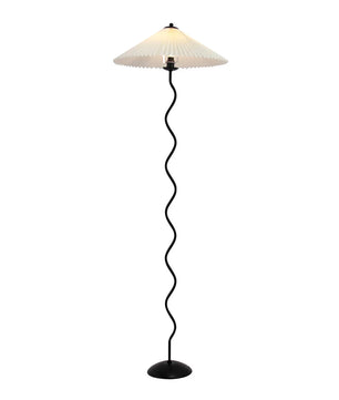 Wiggly Pleated Floor Lamp