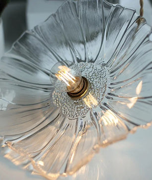 Tiffany Lotus Glass Pendant Light for Living Room S08