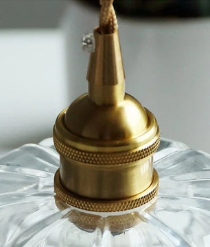 Tiffany Lotus Glass Pendant Light for Living Room S08
