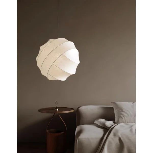 Wabi-Sabi Fiber Cocoon Pendant Lamp M400