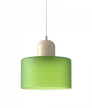 Nordic Morandi Cylinder Glass Pendant Light S66
