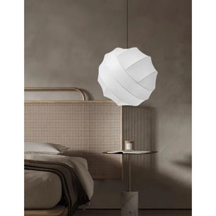 Wabi-Sabi Fiber Cocoon Pendant Lamp M400