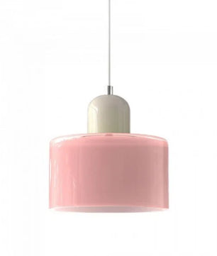 Nordic Morandi Cylinder Glass Pendant Light S66