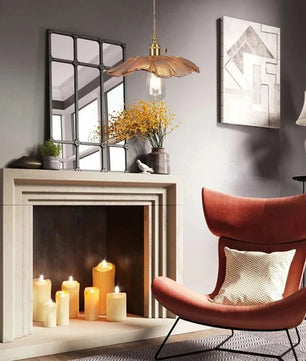 Tiffany Lotus Glass Pendant Light for Living Room S08