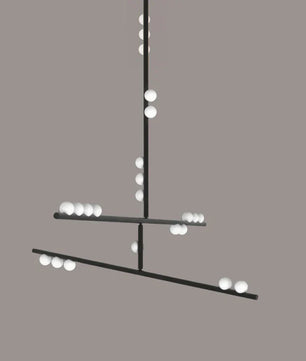 Luminous Cascade Chandelier