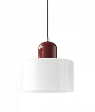 Nordic Morandi Cylinder Glass Pendant Light S66