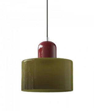 Nordic Morandi Cylinder Glass Pendant Light S66