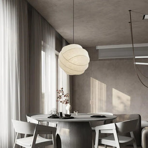 Wabi-Sabi Fiber Cocoon Pendant Lamp M400