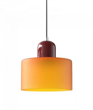 Nordic Morandi Cylinder Glass Pendant Light S66
