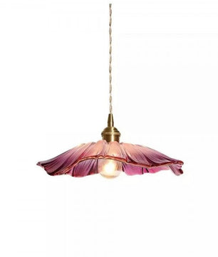 Tiffany Lotus Glass Pendant Light for Living Room S08
