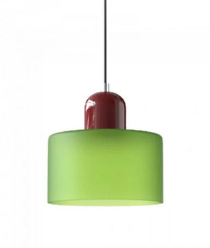 Nordic Morandi Cylinder Glass Pendant Light S66