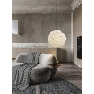 Wabi-Sabi Fiber Cocoon Pendant Lamp M400