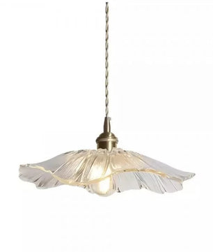 Tiffany Lotus Glass Pendant Light for Living Room S08