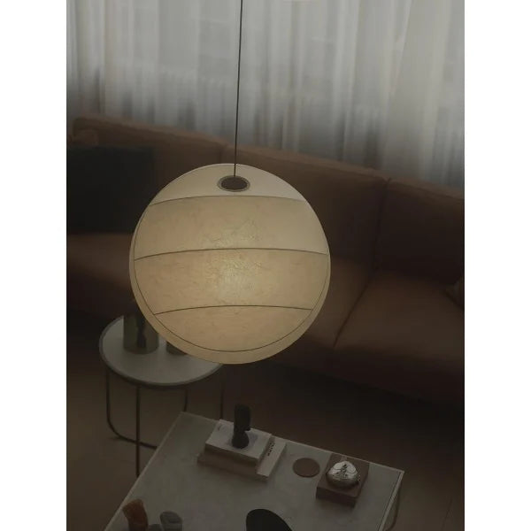 Wabi-Sabi Fiber Cocoon Pendant Lamp M400