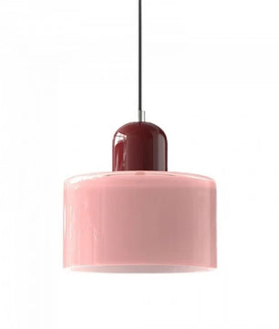 Nordic Morandi Cylinder Glass Pendant Light S66