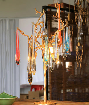 Aqua Willow Table Lamp