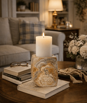 The Rio Banded Agate Votive