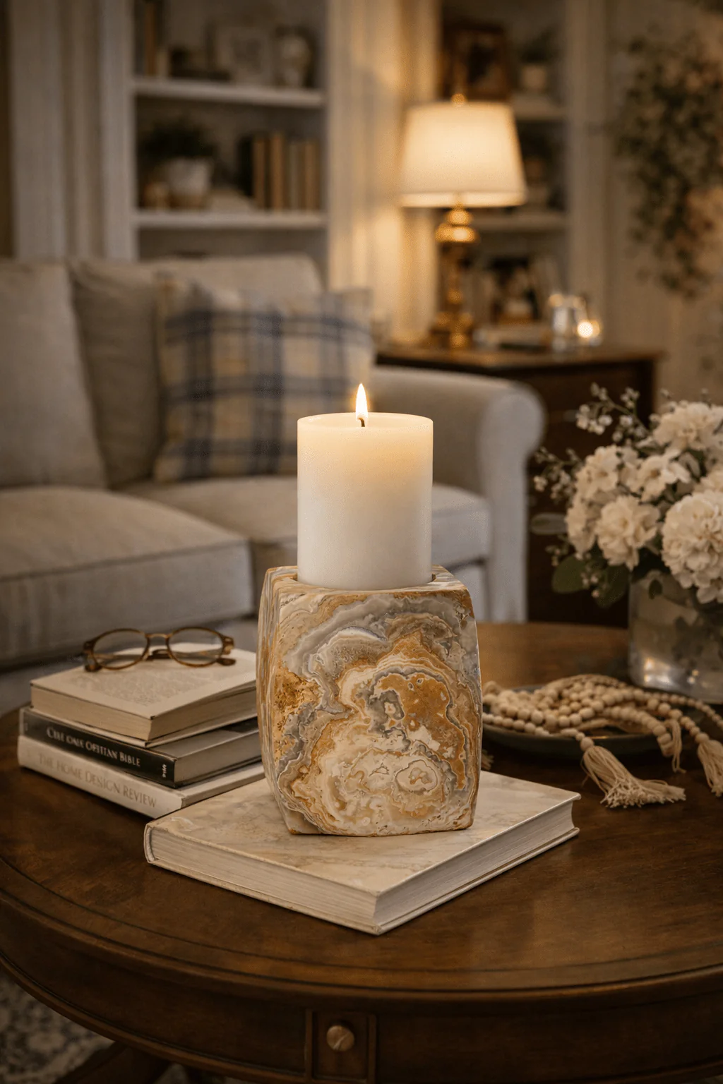 The Rio Banded Agate Votive
