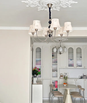 Orchid Fabric Chandelier