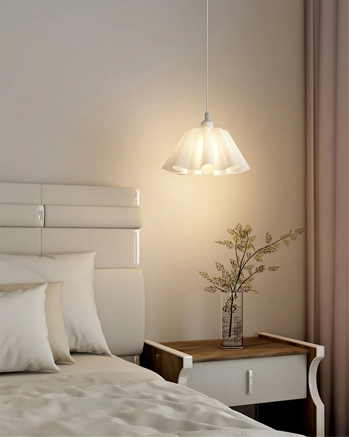 Danish Pleated Pendant Lamp