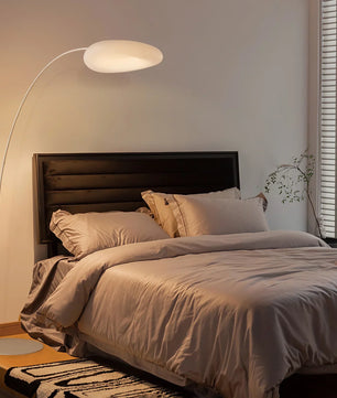 Mr Magoo Floor Lamp – Modern Minimalist Tall Standing Lamp for Living Room, Black & White