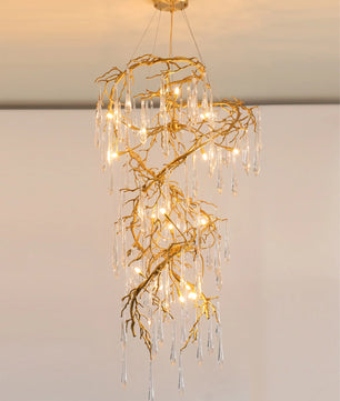 Spiral Branches Chandelier