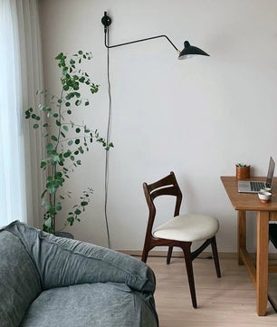 Serge Mouille Plug In Wall Lamp