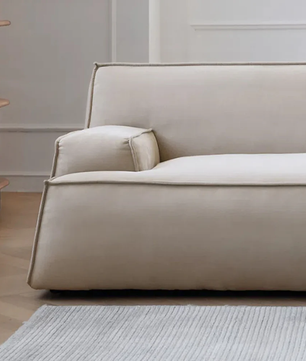 Minimalist Vertical Upholstered Sofa