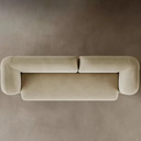 Curved Armrest Sofa