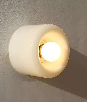 Round Glass Wall Lamp