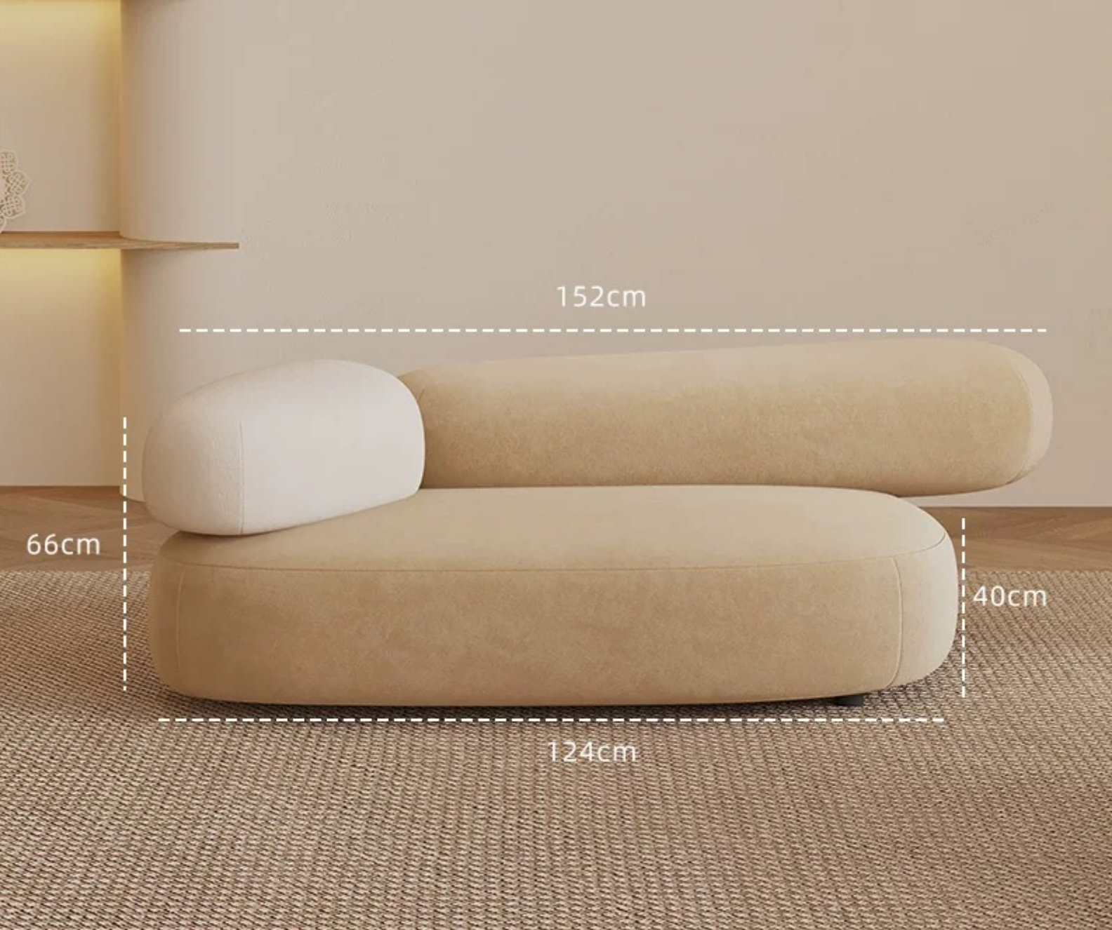 Pebble Fabric Sofa
