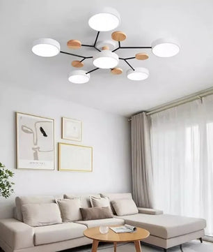 Nordic Branched Disc Metal Ceiling Lamp S117