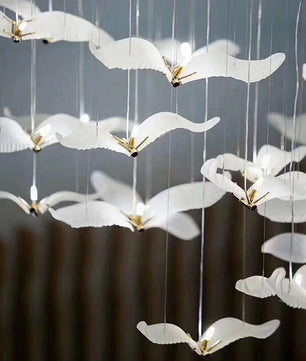 Large Seagull Chandelier