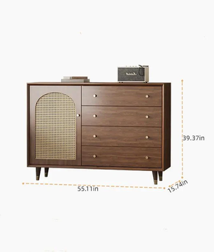 Modern Rattan Storage