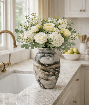 The Marquina Monolithic Stone Vessel