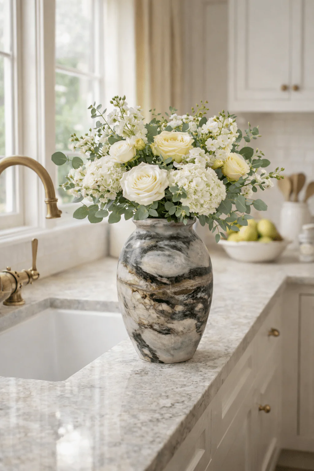 The Marquina Monolithic Stone Vessel