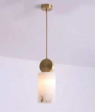 Etruscan Alabaster Pendant Light