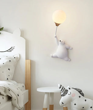 Bear Balloon Wall Lamp