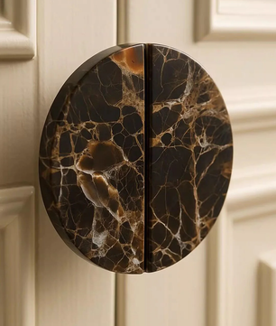 The Dark Emperador Marble Handle