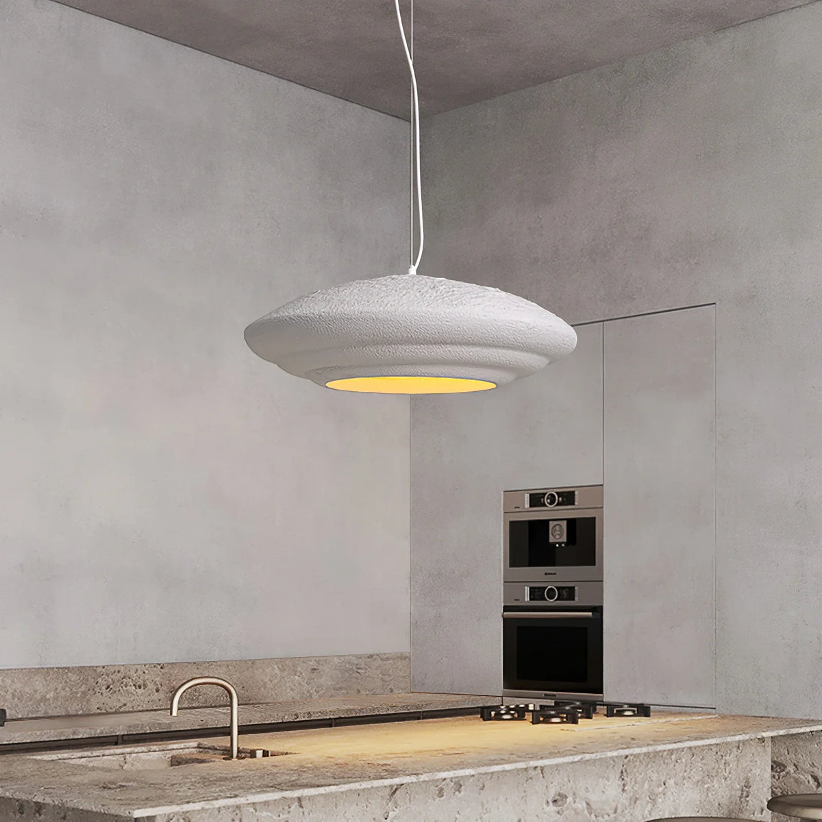 Wabi Sabi Resin Pendant Lamp