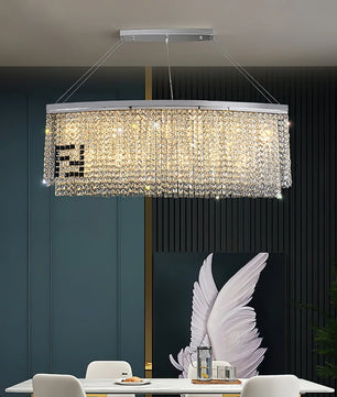 Liliana Rectangle Crystal Chandelier