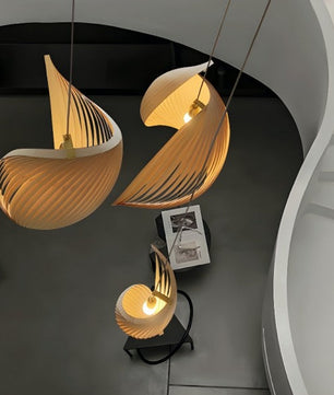 Nautilus Shell Pendant Light