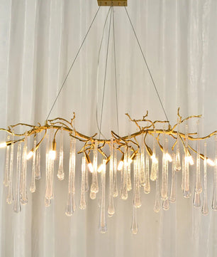Aqua Makrama Chandeliers