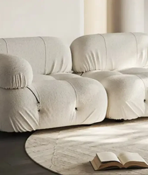 Minimalist Fluffy Sofa