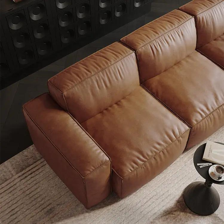 Modular Leather Sofa