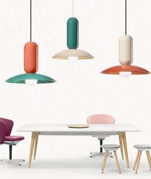 Macaron Frisbee Pau Pendant Light S156