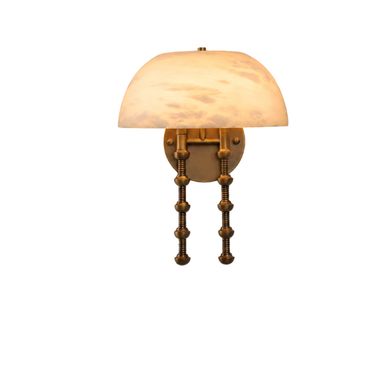 Méduse Alabaster Wall Sconce